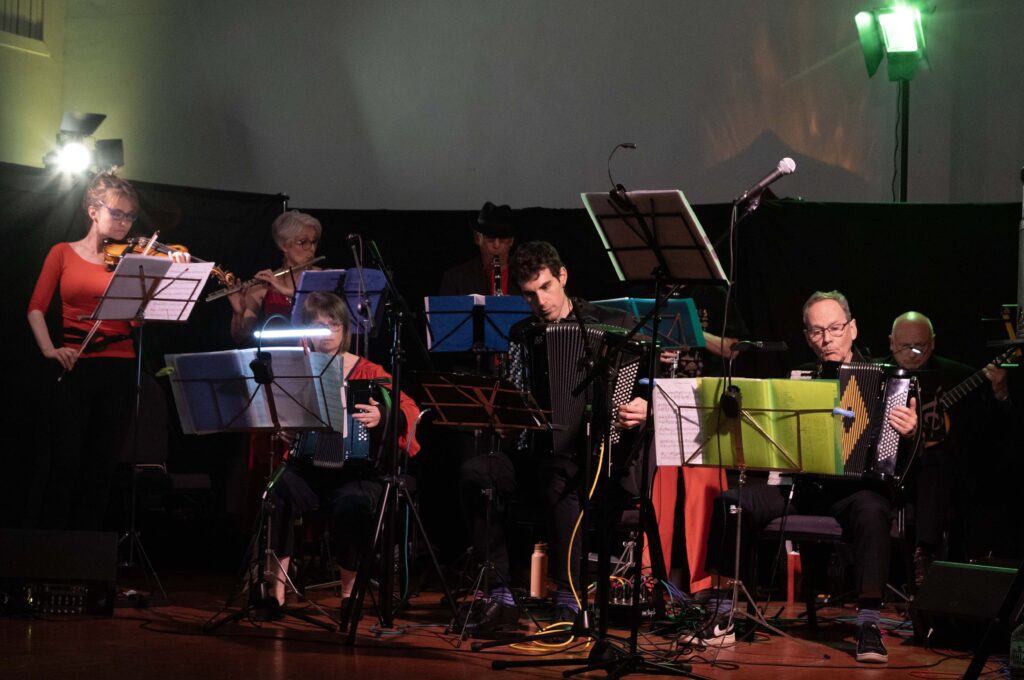 Orchestra in action